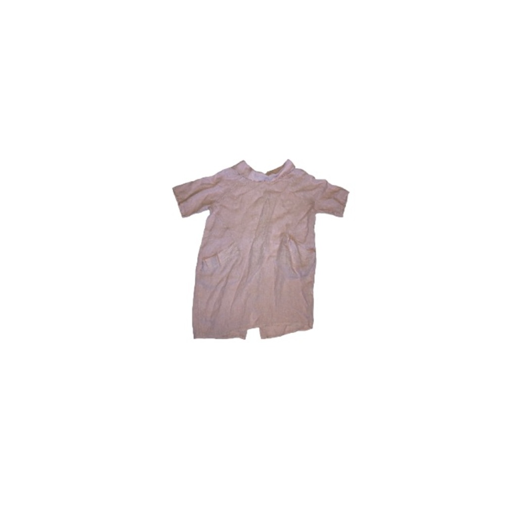 Me & Gee Pink Linen Shirt Dress - Women’s Size Small
